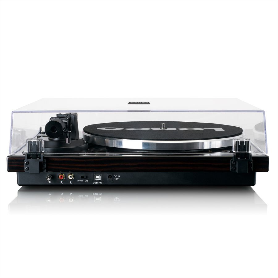 Lenco Platine vinyle LBT-189WA , noir / marron