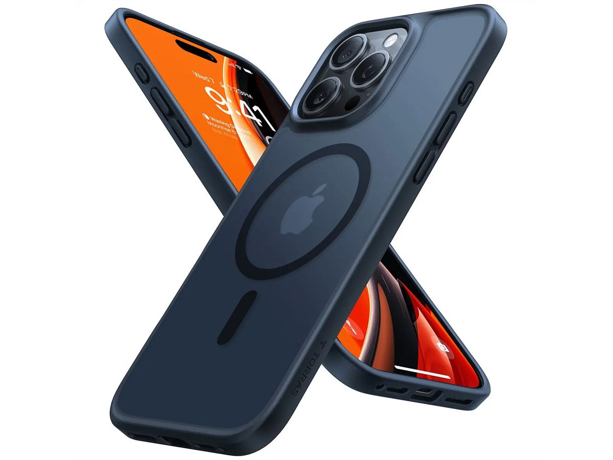 Torras étui portable Guadrian iPhone 16 Pro Max, MagSafe, noir