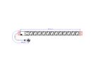 BACHMANN IT PDU ALU 1HE 12x Schutzkontakt, ÜSS, Zuleitung mit Schutzkontaktstecker