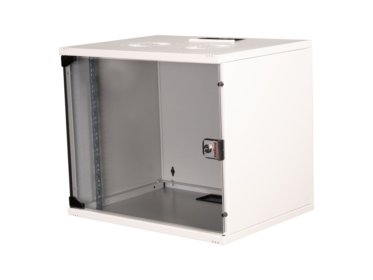 ROLINE 19" Boîtier mural Basic 9U, 540x400 LxP gris, EN KIT