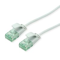 ROLINE RM UTP DataCenter Patchkabel Cat.6A (Class EA), slim, grau, 0,15 m