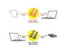 ROLINE Câble USB4 Gen3x2, C-C, M/F, 8K UHD-2, 40Gbit/s, 100W, plat, noir, 11,5 cm