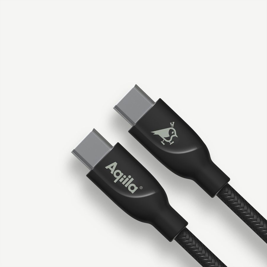 Aqiila Ladekabel Cablebird CB13, Ladekabel 240W Type C auf Type C 3 Meter