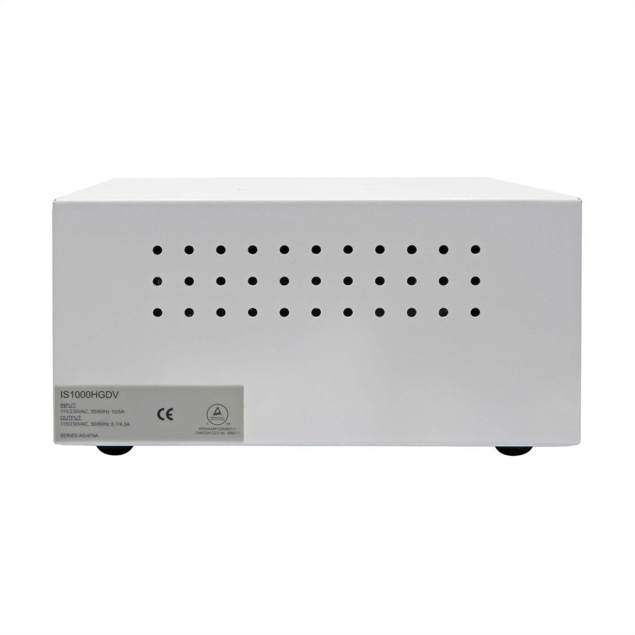 Eaton Isol. Trafo Dual-Volt. 115/230V 1000W 60601-1 Medical C14 In 8 C13 Out