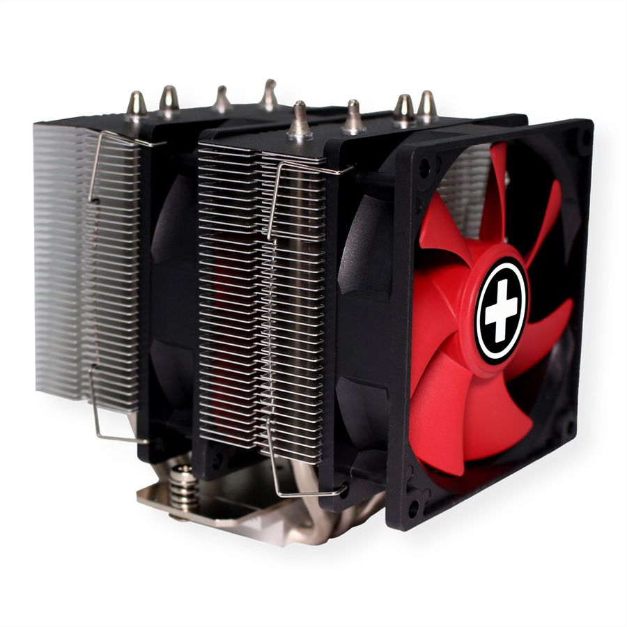 Xilence M504D AMD et Intel Ventirad, 2x 92mm PWM Ventilateur, 180W TDP