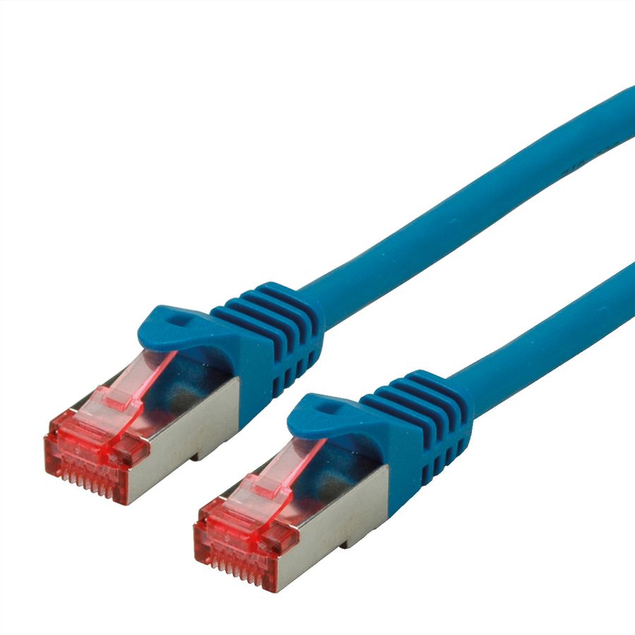 Cordon ROLINE S/FTP(PiMF) Cat.6, LSOH, Component Level, bleu, 2 m