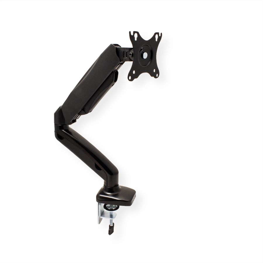 VALUE Support LCD, vérin à gaz, 5 articulations, fixation sur bureau, noir
