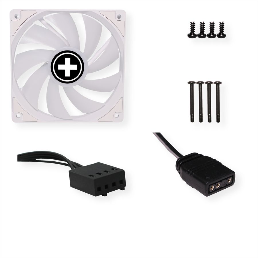Xilence XPF120.W.ARGB 120mm PWM Ventilateur de boîtier, ARGB LED