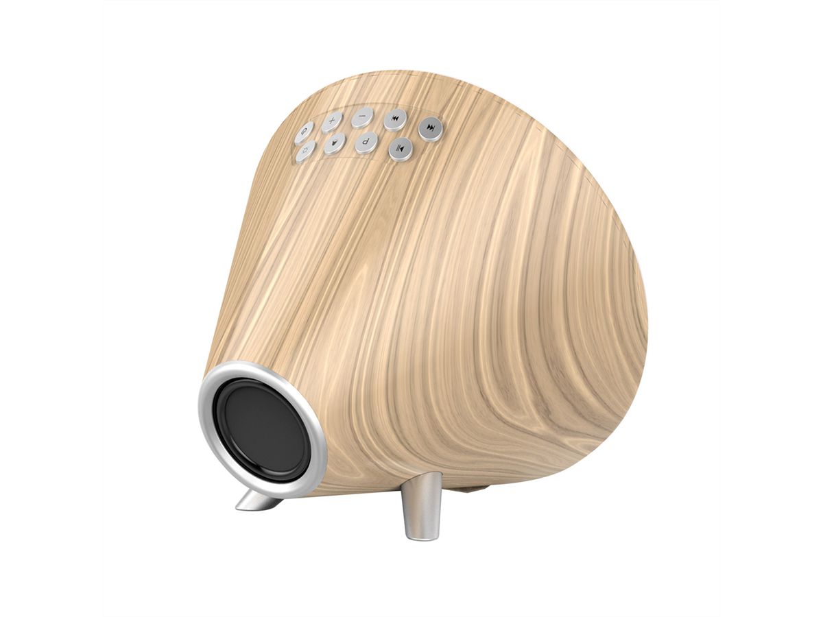 Nasa Wetterstation WSP1700WD, holz, Bluetooth Speaker