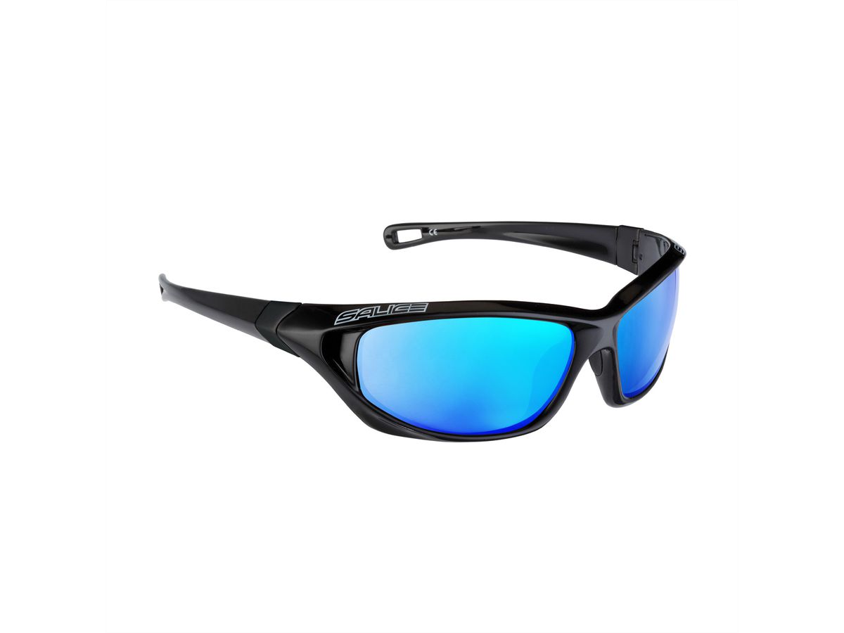 Salice Occhiali Sportbrille + Fixer 342RW, Black RW Blue