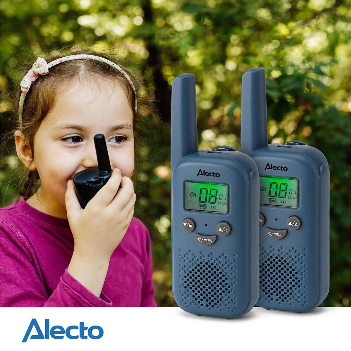 Talkie-walkie Alecto FR10BU, Bleu denim