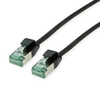 ROLINE RM Cordon DataCenter U/FTP Cat.6A (Classe EA), slim, noir, 1 m