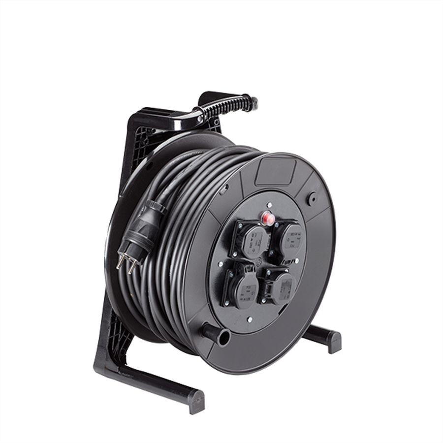 BACHMANN Tambour de câble 4-f IP54, 40m