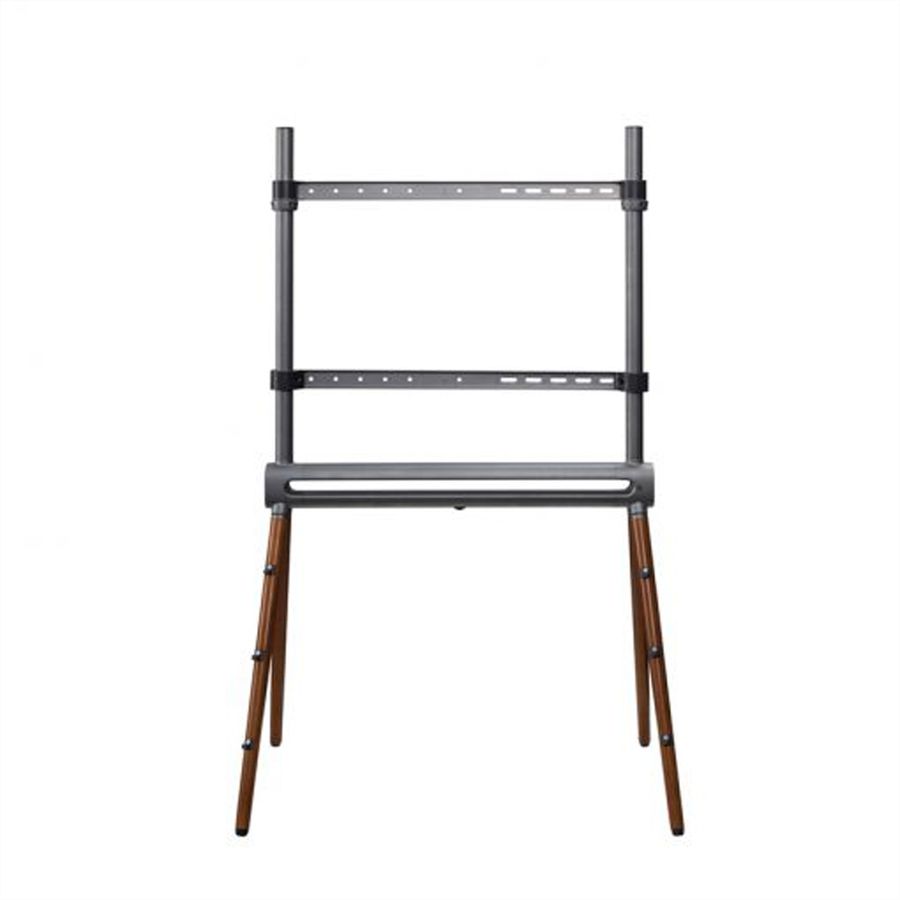 Hagor Standsystem Elia Studio Shine Wood, freistehendes Standsystem, schwarz / grau