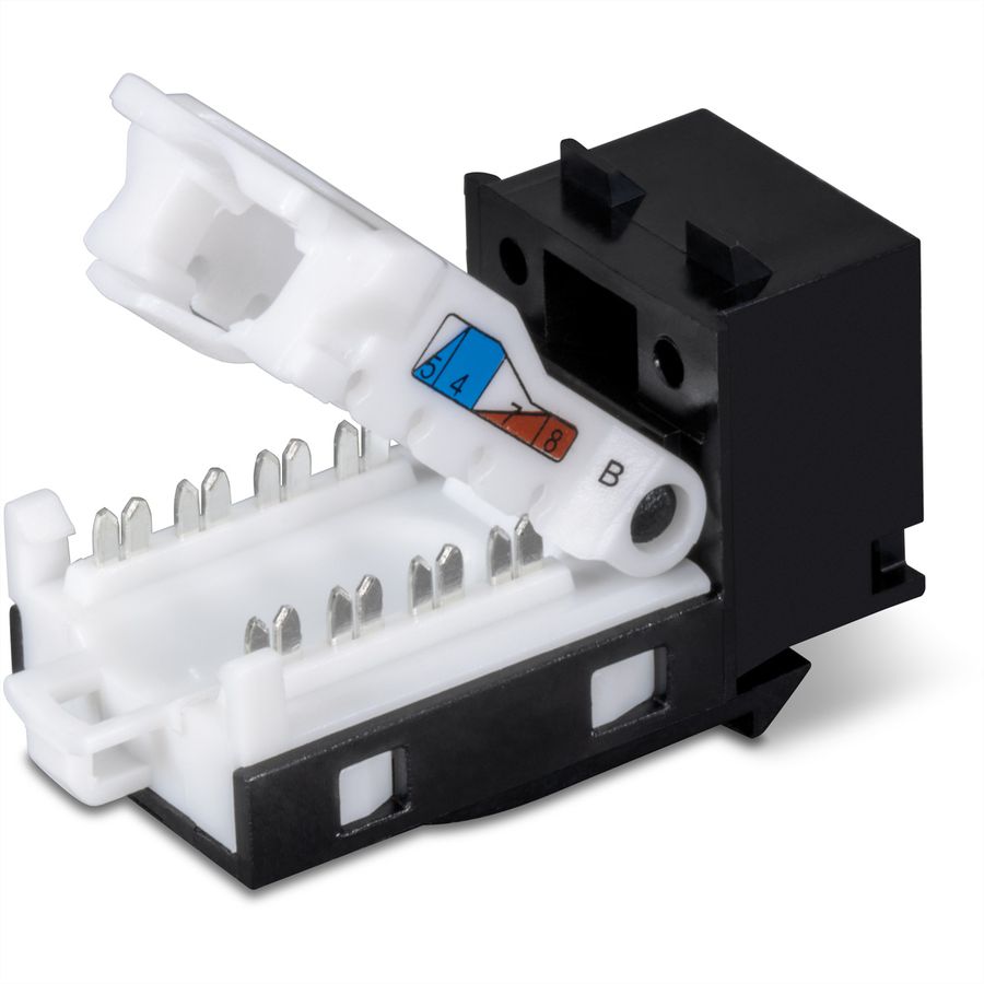 TRENDnet TC-K50C6BK Cat6 RJ-45 Keystone, 50er Pack schwarz