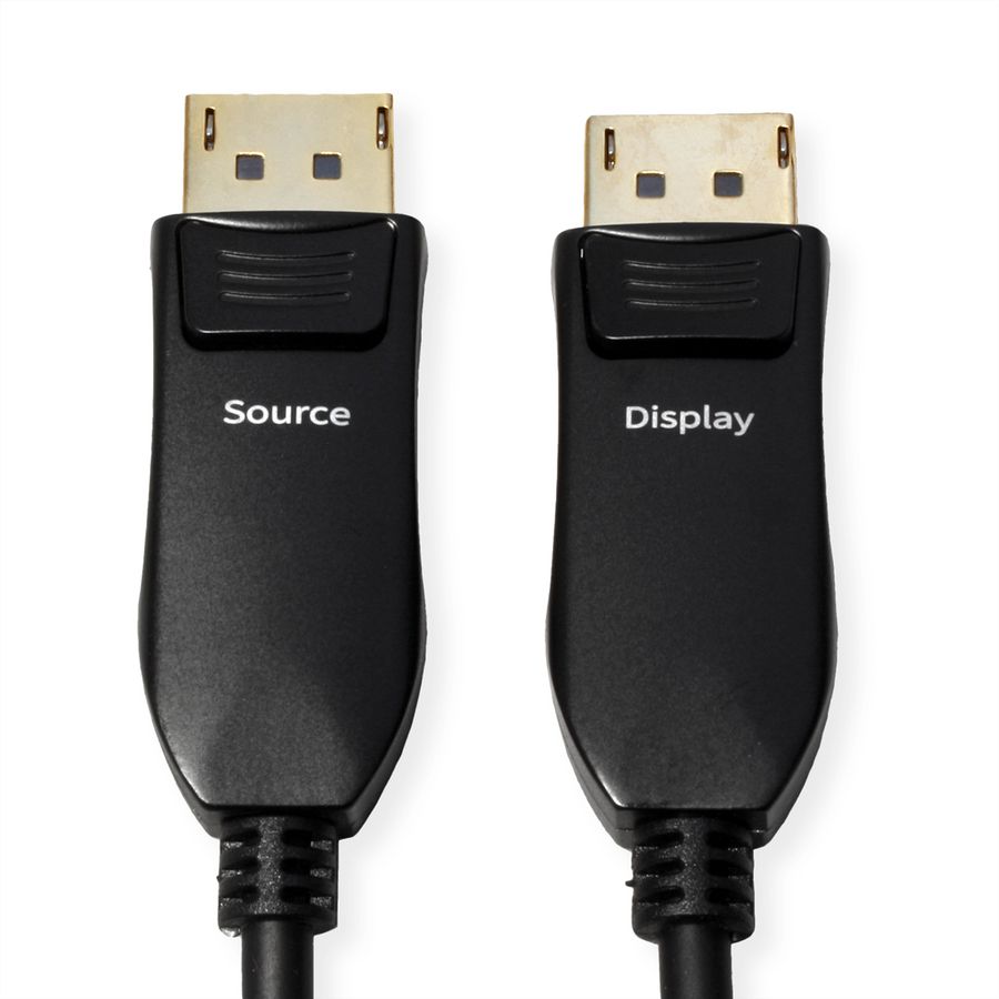 ROLINE Câble DisplayPort v2.1 (AOC), M/M, 50 m