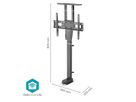 Nedis SmartLife motorisierter TV-Lift 37–80" schwarz, Einbau, 60 kg, 79–184 cm Hub