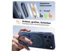 Torras UPRO Ostand Schutzhülle, iPhone 17 pro, MagSafe, blau