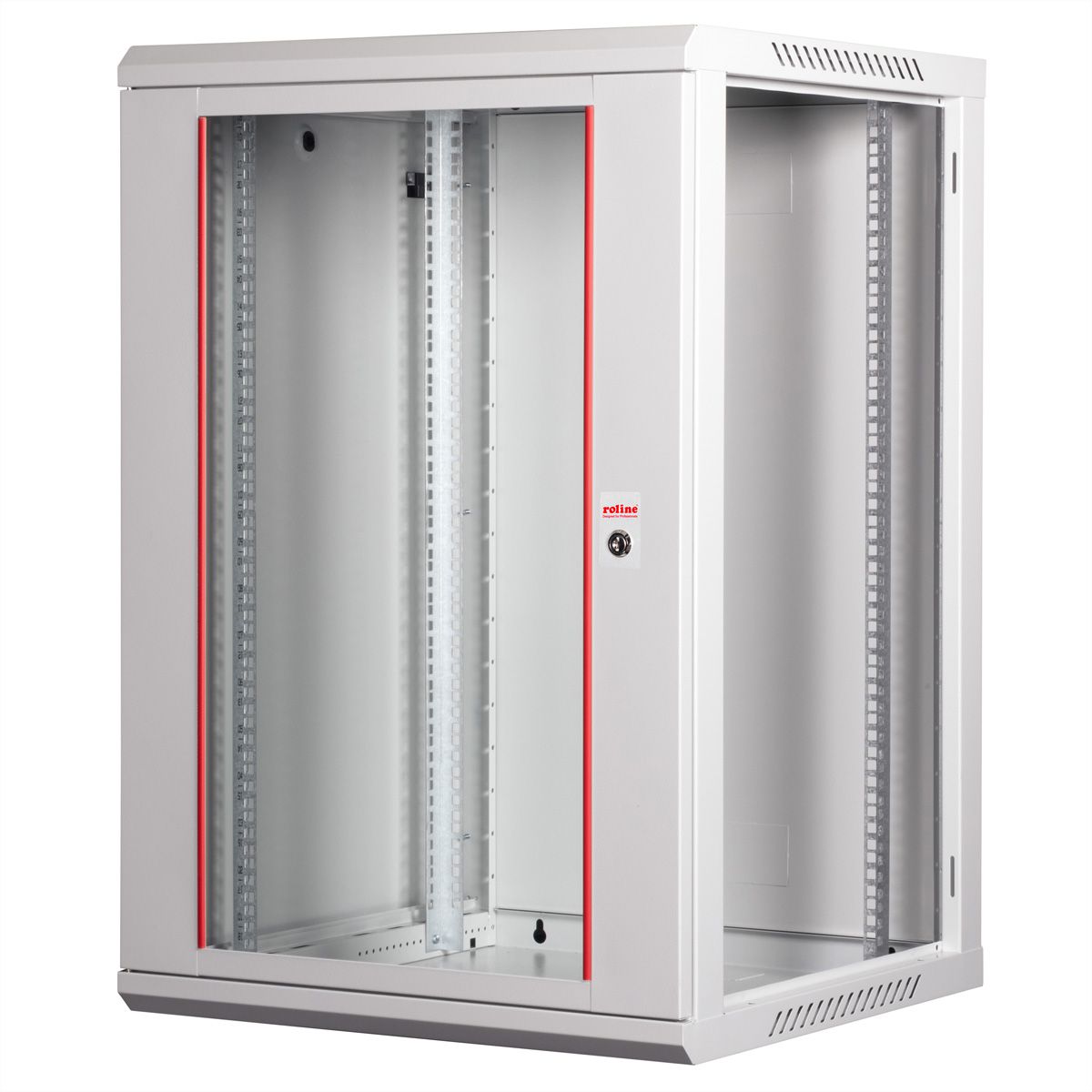 ROLINE 19-Zoll Wandgehäuse Basic Plus 18HE, 600x600 BxT grau