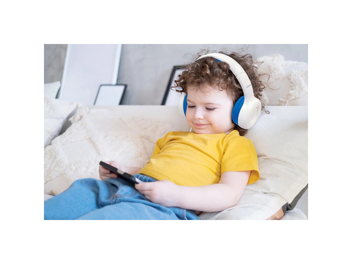 Lenco HP-010PK Casque pour enfants, Bleu