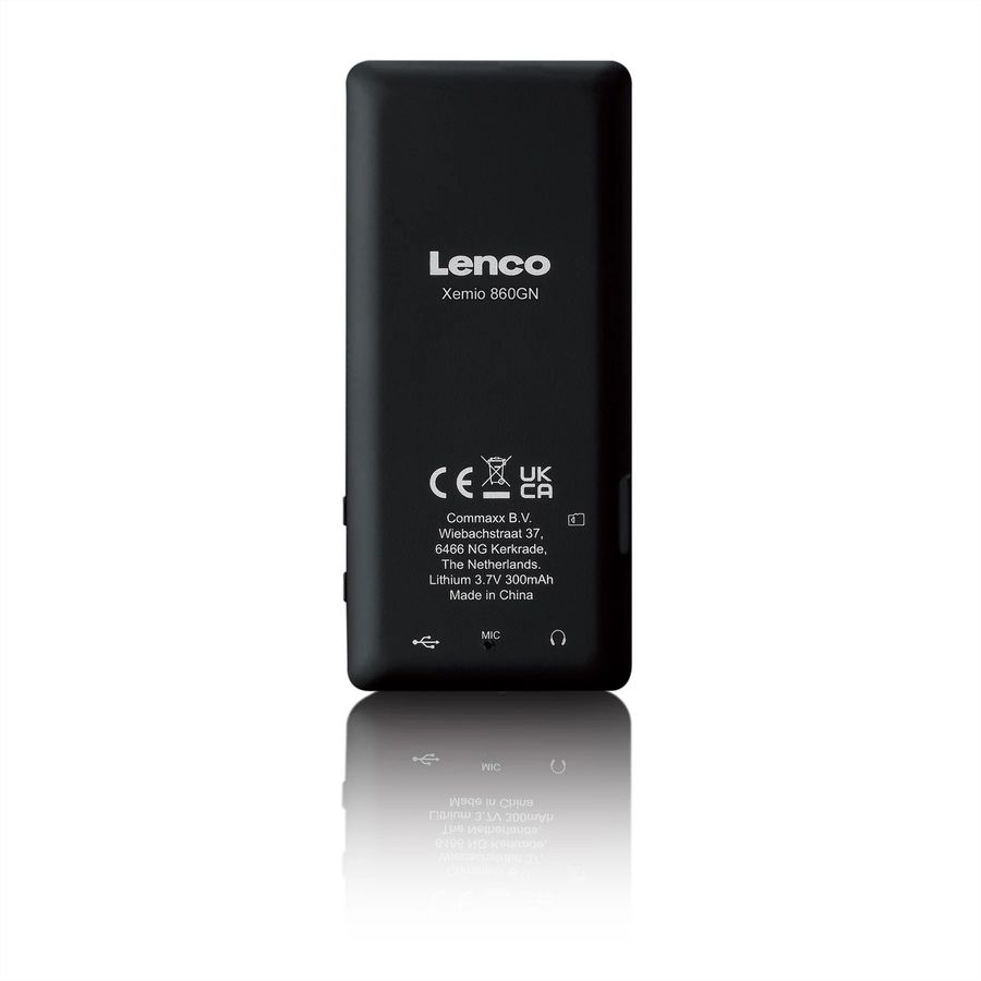 Lenco MP3/MP4-Spieler mit Bluetooth, 8 GB internem Speicher, grün
