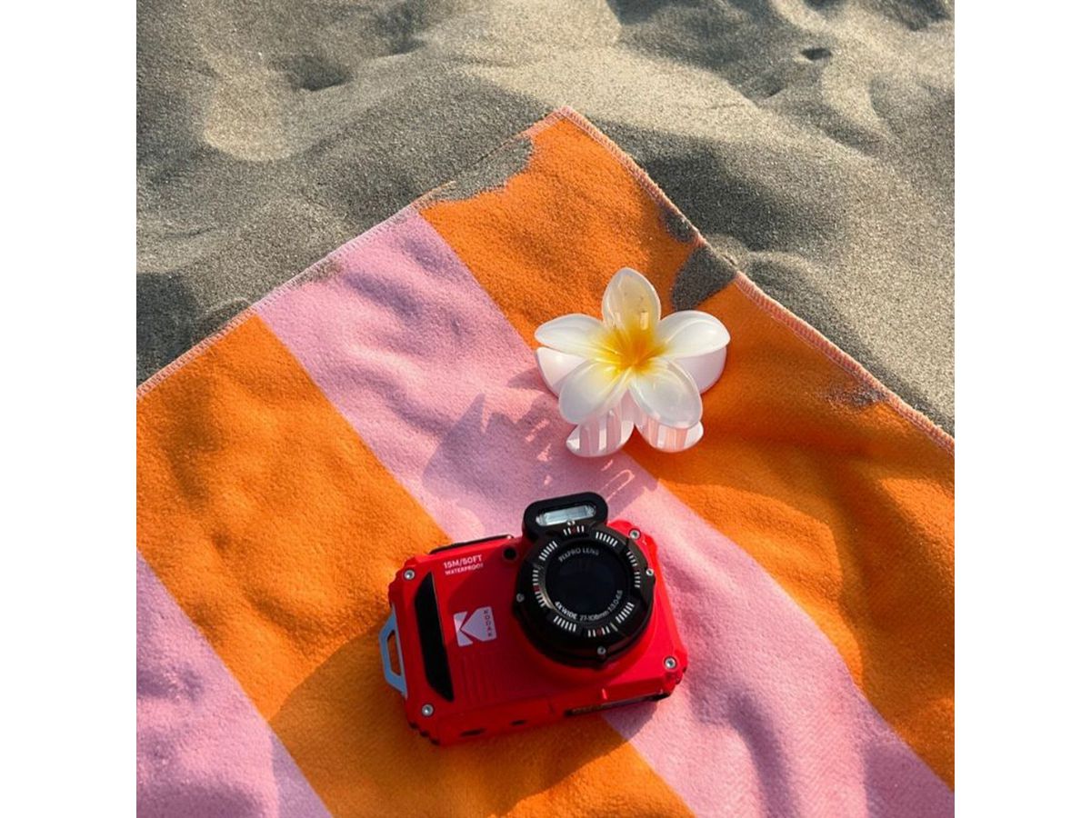 Kodak Unterwasserkamera WPZ2RD Bundle, inkl. 2nd Batterie + micro 16Go SD card