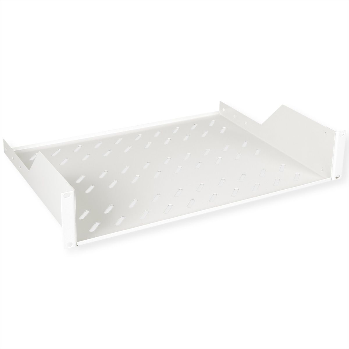 ROLINE 19-Zoll Fachboden 2 HE 350 T, 25kg Tragkraft grau