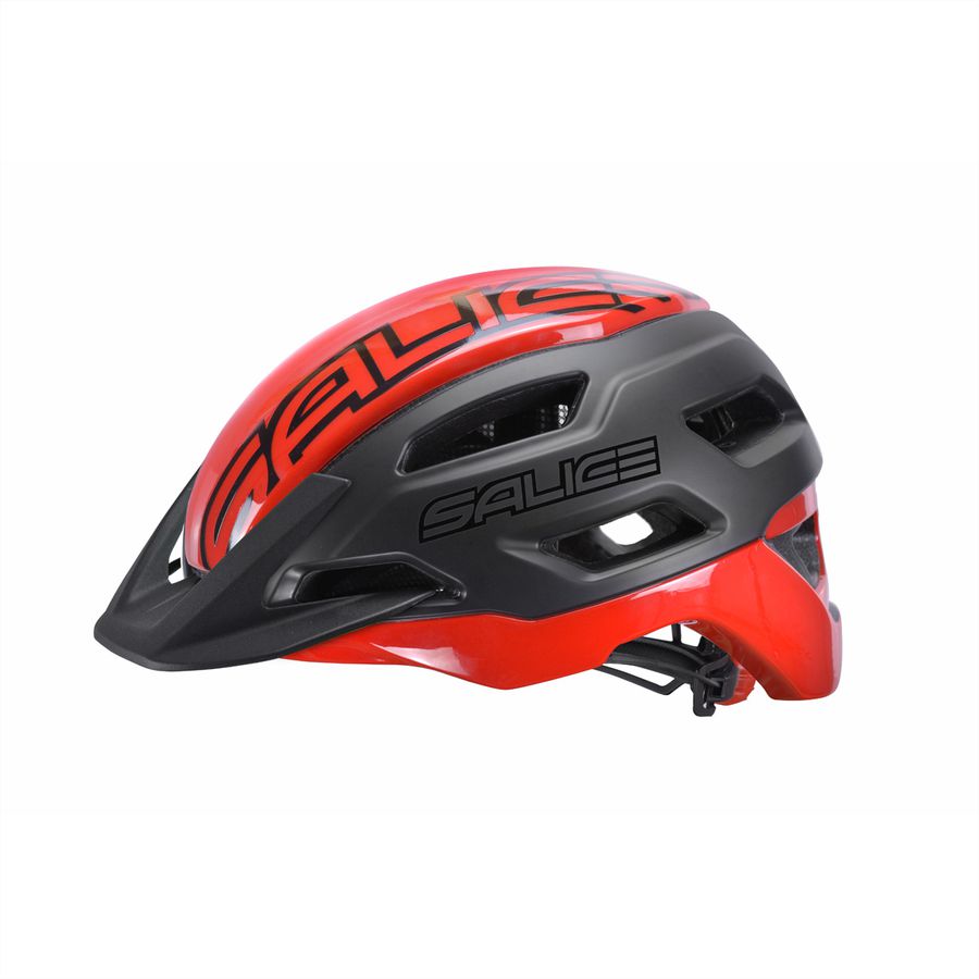 Salice Occhiali Velohelm Stelvio, XS 51-56, Black/Red