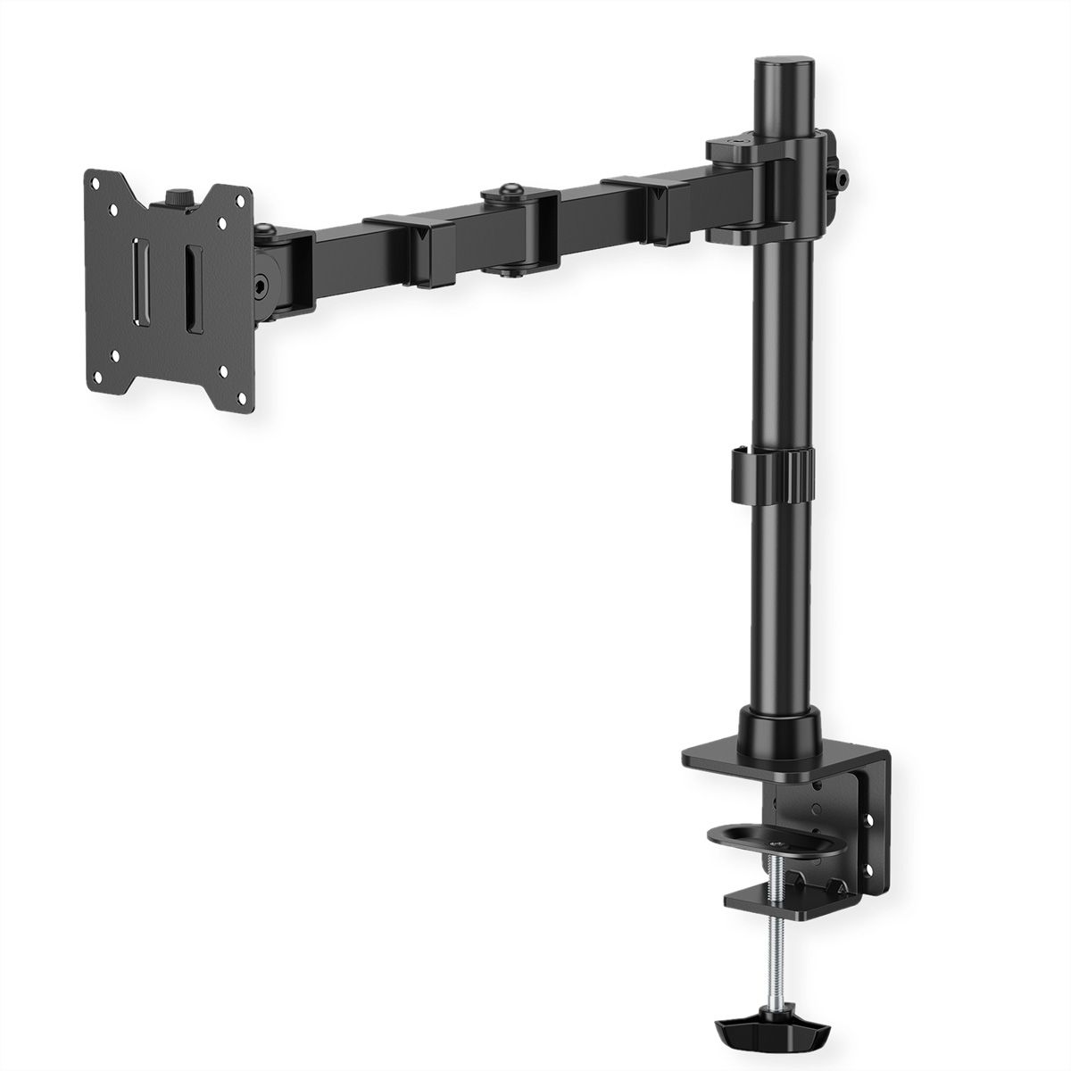 VALUE LCD-Arm, Trägerstange, 4 Gelenke, Tischmontage, 17-49 Zoll, bis 20 kg