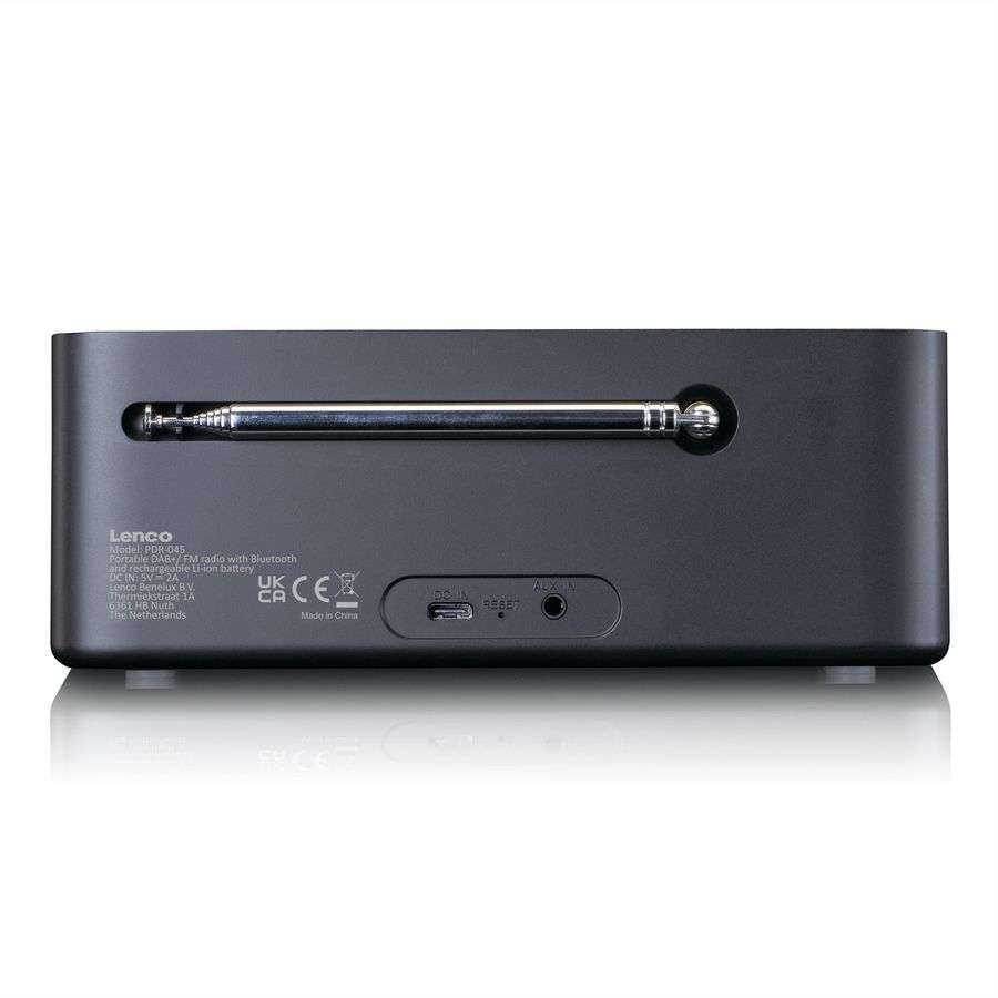 Lenco DAB+ Radio PDR-045BK , schwarz