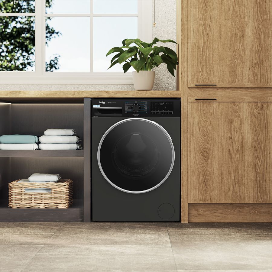 Beko Waschmaschine WM529, 9kg, A, manhattan gray
