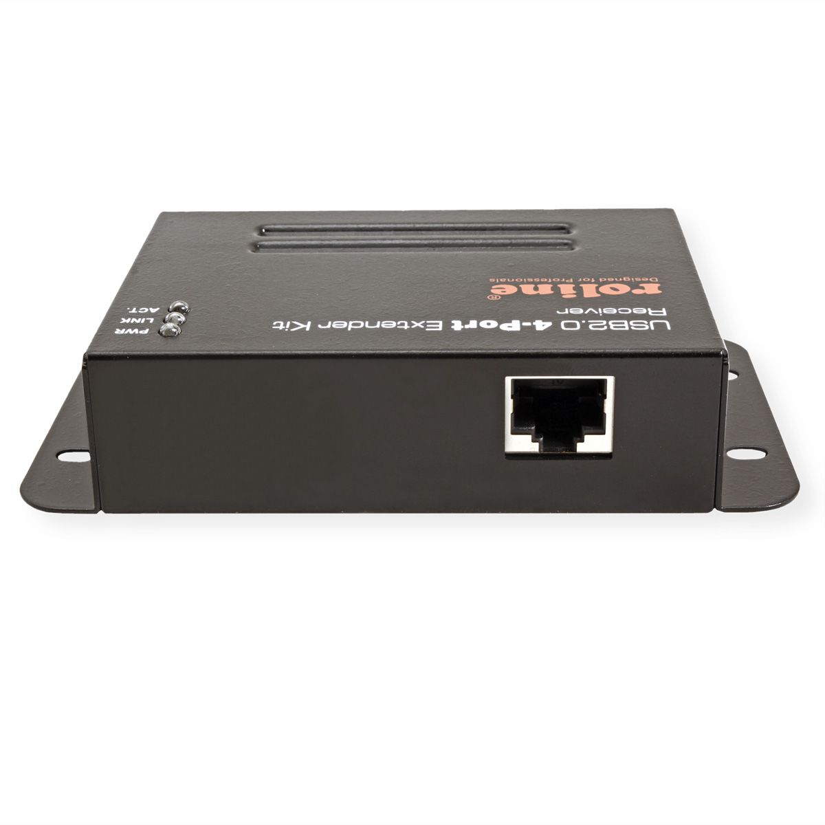 ROLINE Rallonge USB 2.0 à partir de RJ45, 4x USB, max. 50m