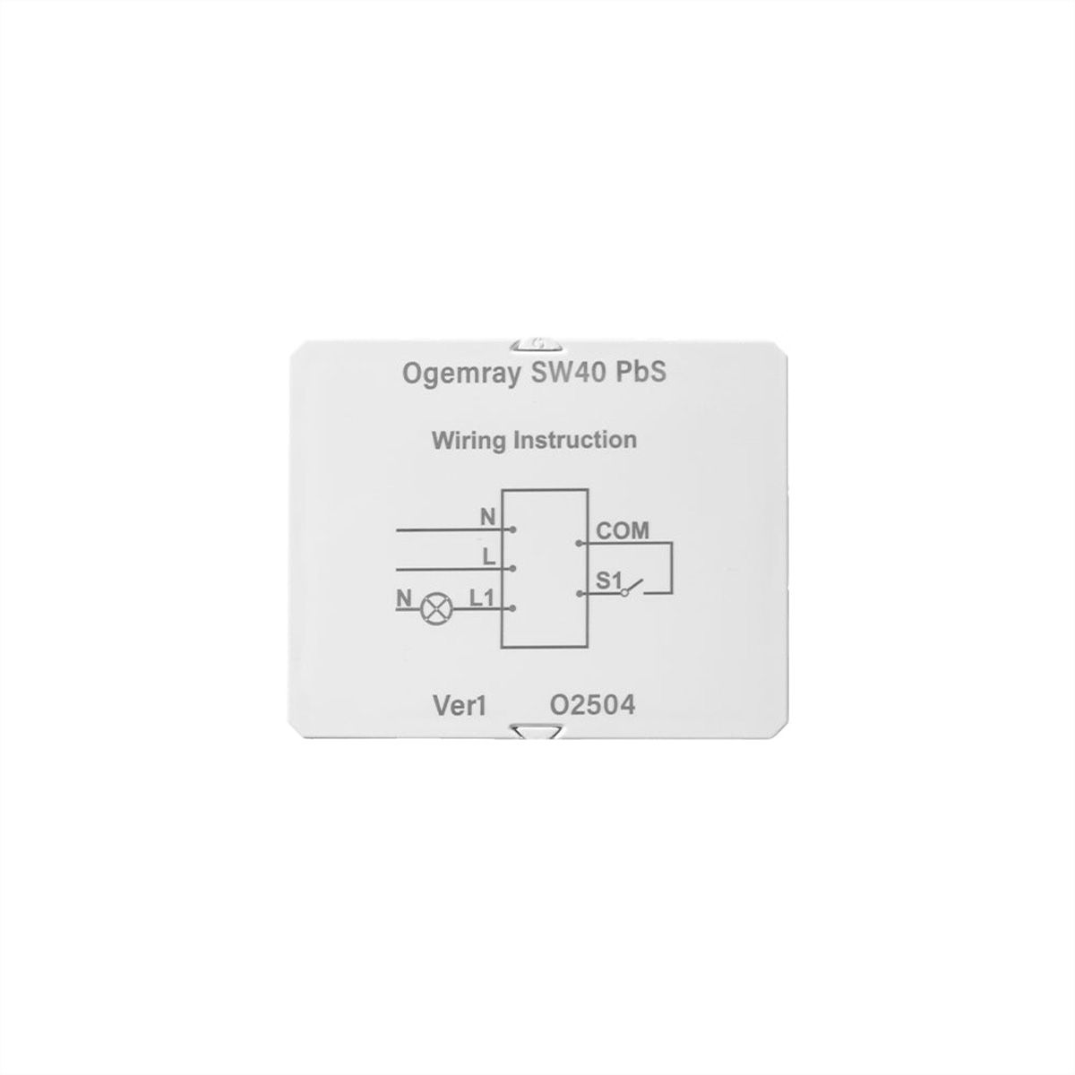 Shelly Acteur de switch Ogemray 25A