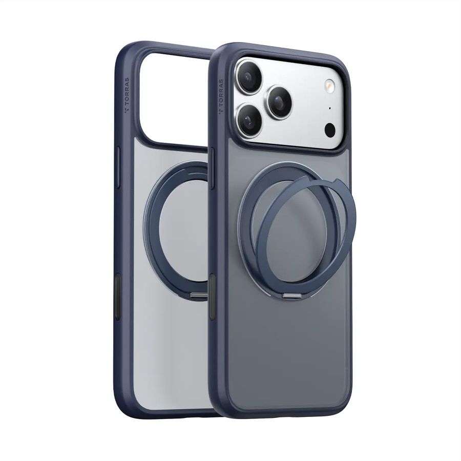 Torras UPRO Ostand Case, iPhone 17 pro, MagSafe, bleu