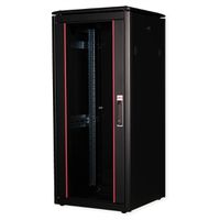 ROLINE 19" Baie réseau Pro 26U, 600x600 LxP Porte verre noir