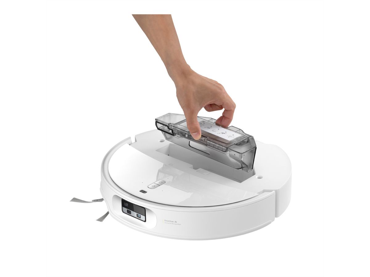 Roborock Saugroboter Qrevo Edge 2X, weiss, Saug/Wischroboter