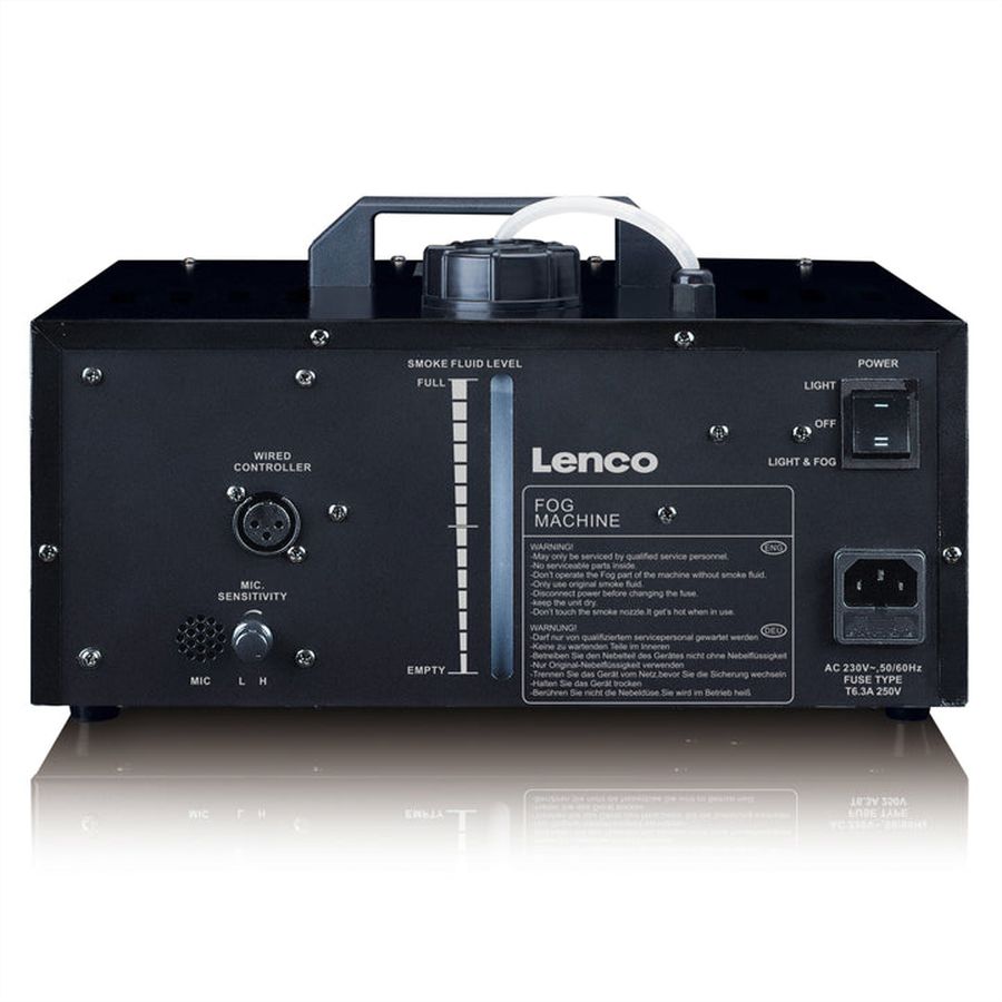 Lenco LED Vernebler LFM-220BK schwarz, mit 1L Flüssigkeit, r.c.