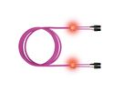 saCon Câble FO duplex 50/125µm OM4, SC/SC, violet, 2 m
