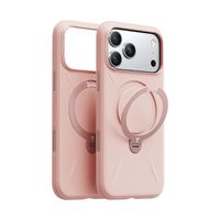 Torras Ostand Spin Softune Case, iPhone 17 Pro, MagSafe, rose
