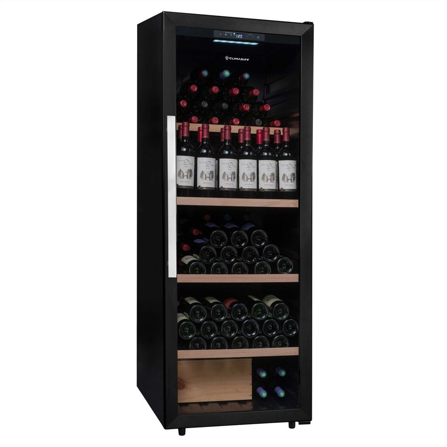 Climadiff Armoire à vin CPW204B1, Autonome, 1 zone, 204 bouteilles