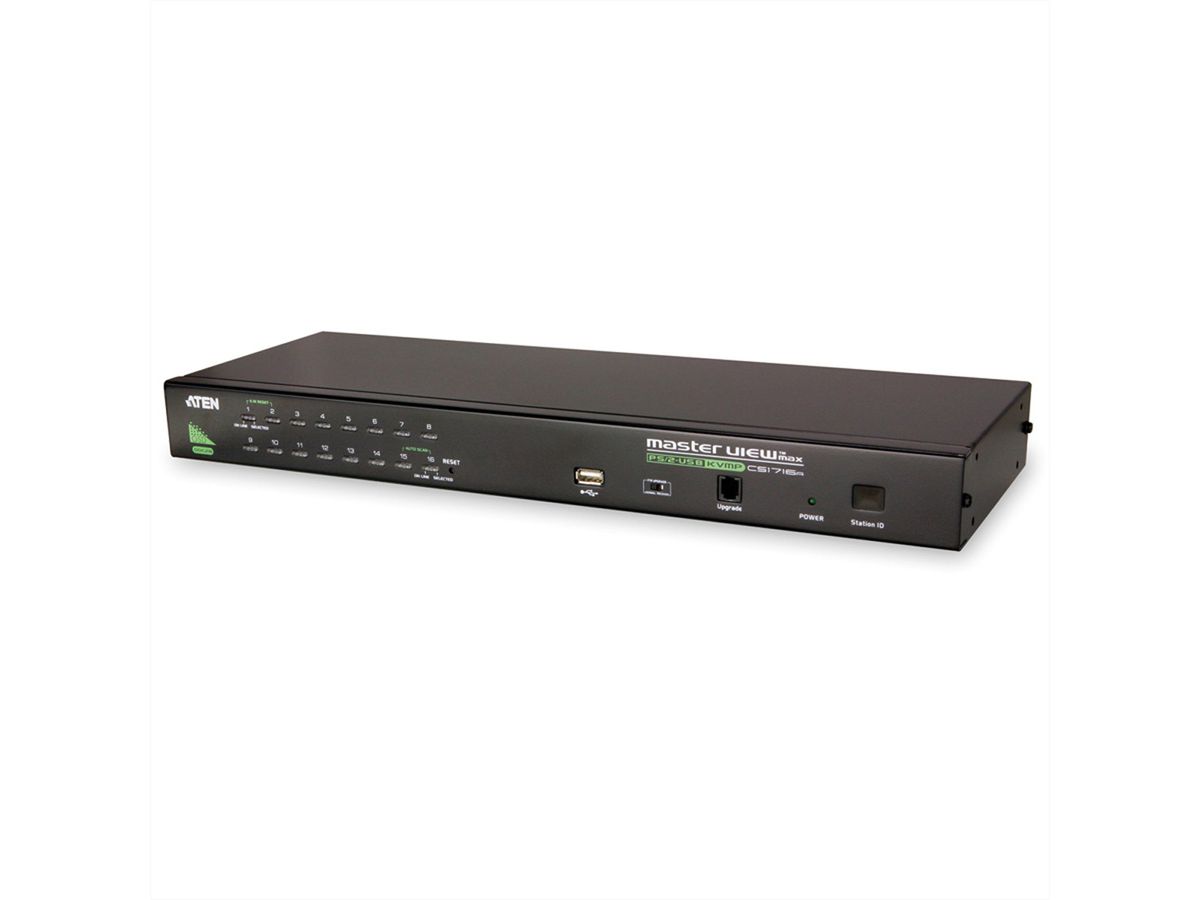 ATEN CS1716A Switch KVM VGA, PS/2-USB, port périphérique USB, 16 ports