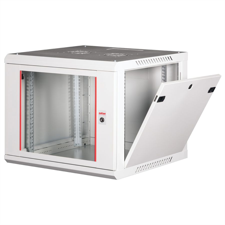 ROLINE 19-Zoll Wandgehäuse Basic Plus 9HE, 600x600 BxT grau