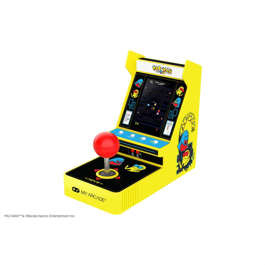 My Arcade PAC-MAN Joystick Player, Mini-Arcade, 3.5" Display, USB-C