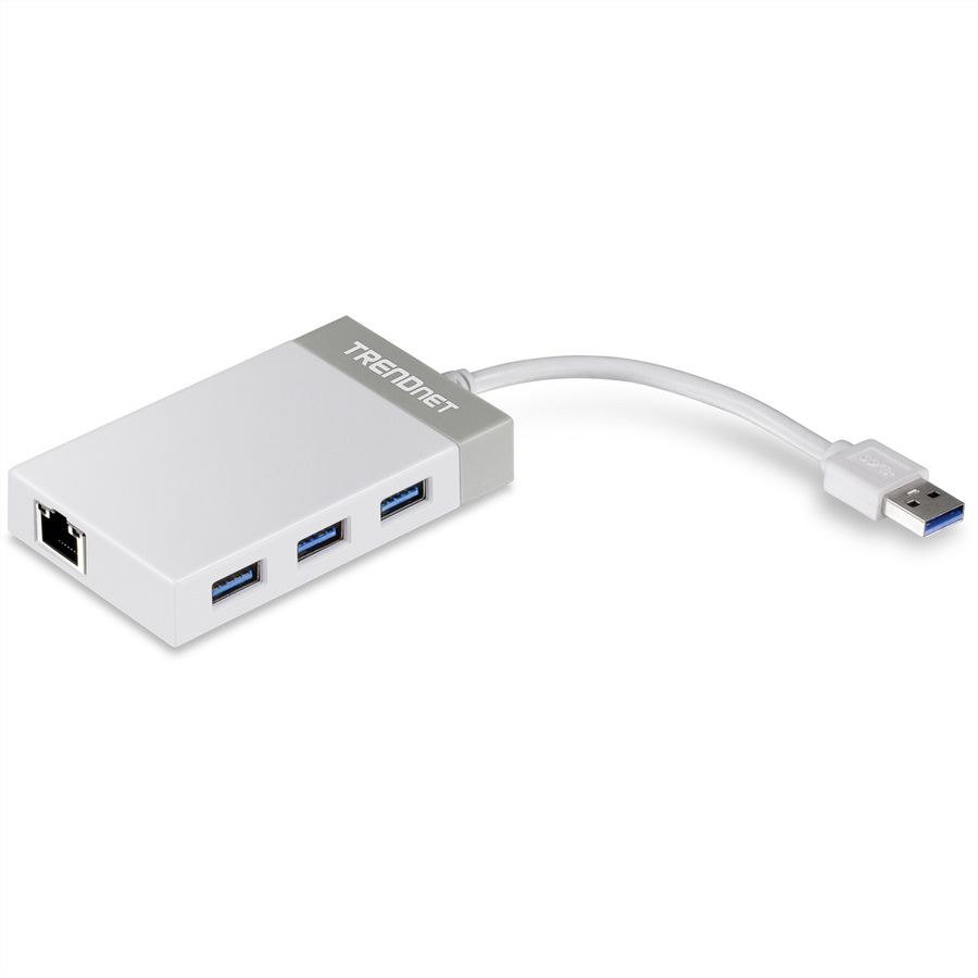TRENDnet TU3-ETGH3 Adaptateur USB 3.0 vers Gigabit + hub