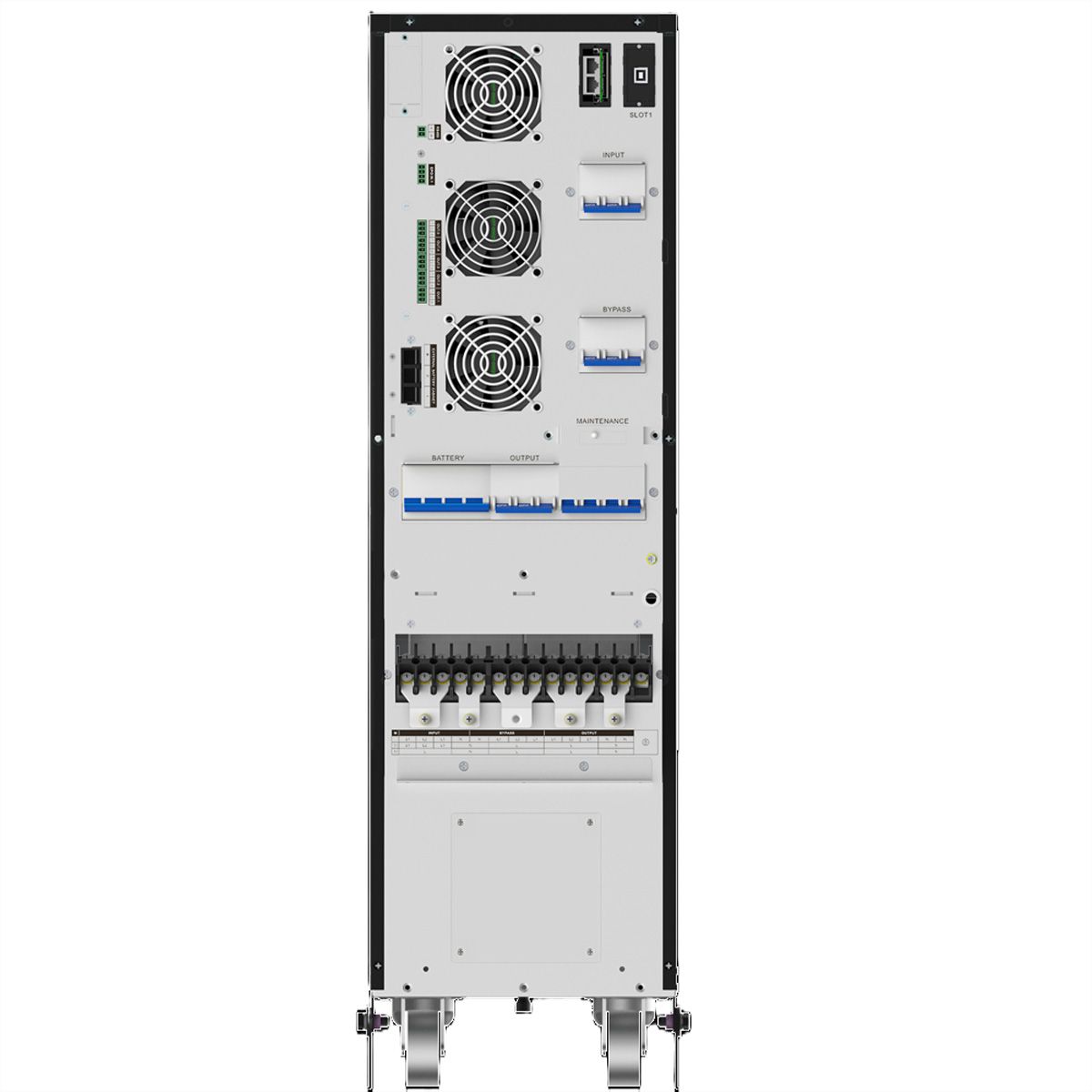 AEC IST7 20kVA - Online Tower USV –  108x 9Ah Batterien – 13 Min. Autonomie bei 100% Last, mit internen Batterien – 36x 9Ah LL & externer Batterieschrank BB4 mit 72x 9Ah LL
