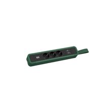 BACHMANN PRIMO 2 3xCEE7/3 1xUSB A/C 22W avec boucle 2m CEE7/7 RAL6028