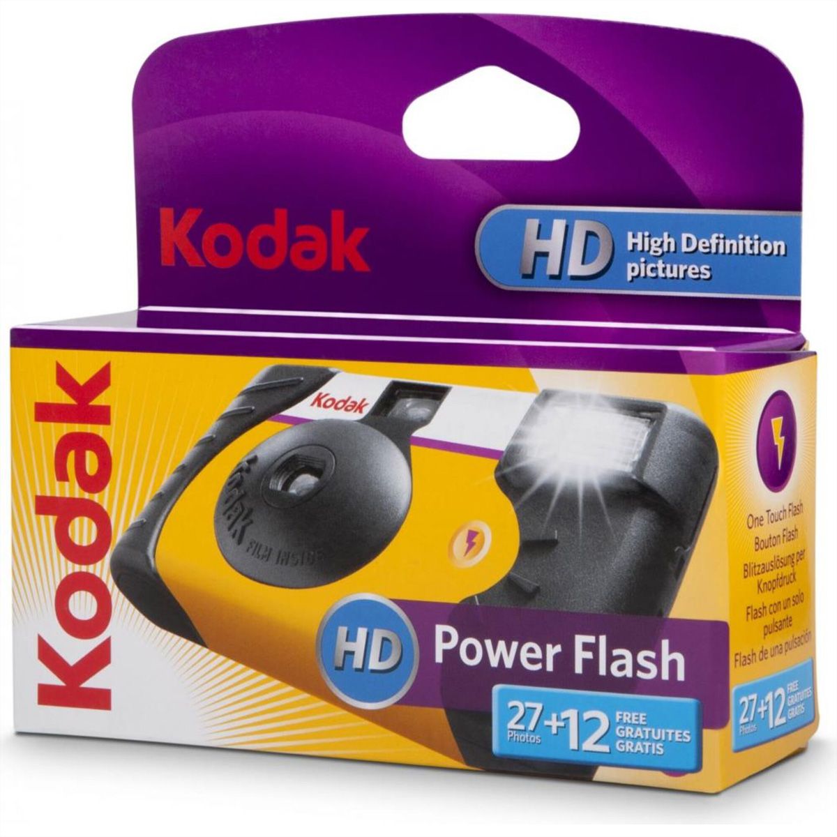 Appareil photo jetable Kodak Powerflash 27+12, flash manuel