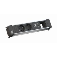 BACHMANN POWER FRAME Medium 2x contact de protection 1x USB Charger 1x ABD