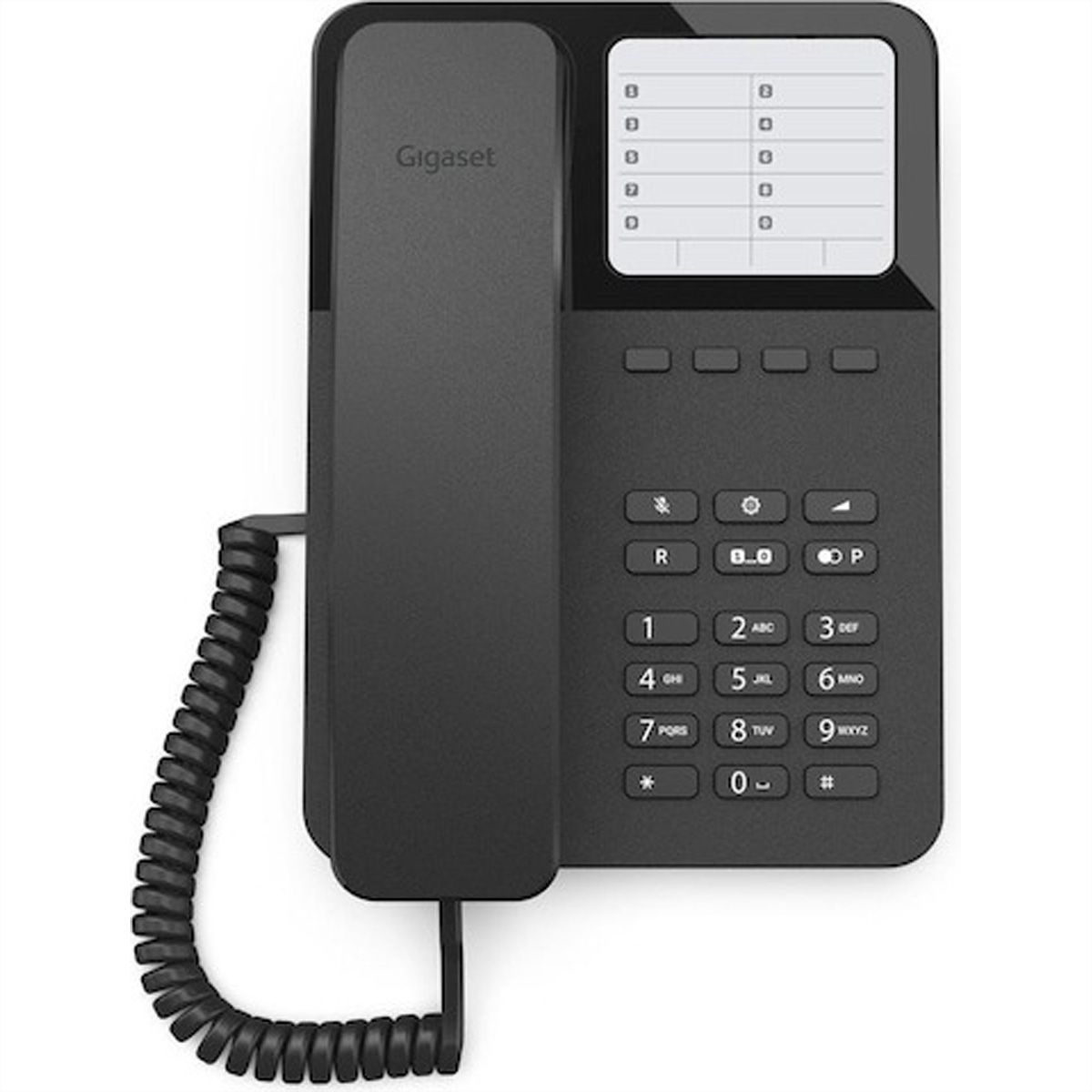Gigaset Festnetztelefon DESK 400 schwarz