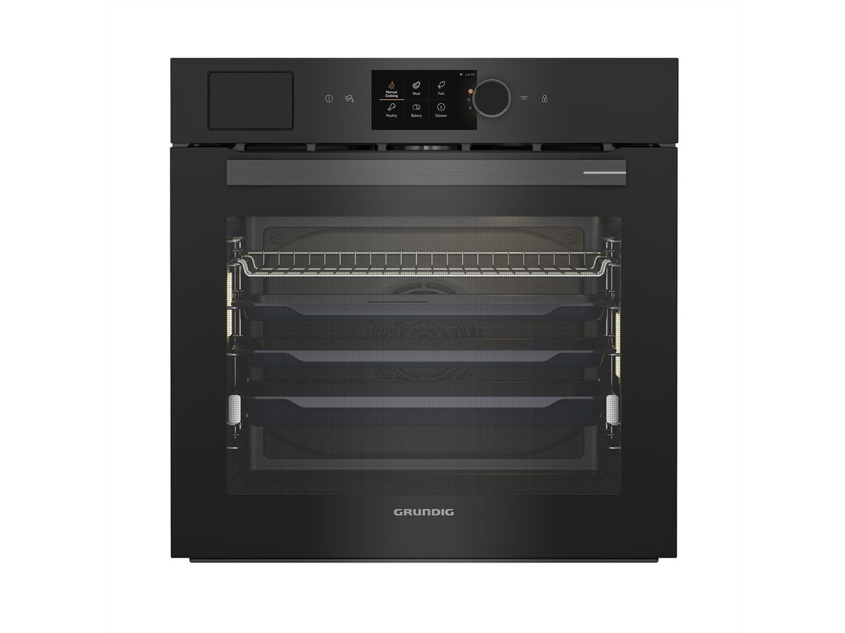 Grundig Ofen GEBDD12600BHI , Kombi-Steamer 60cm